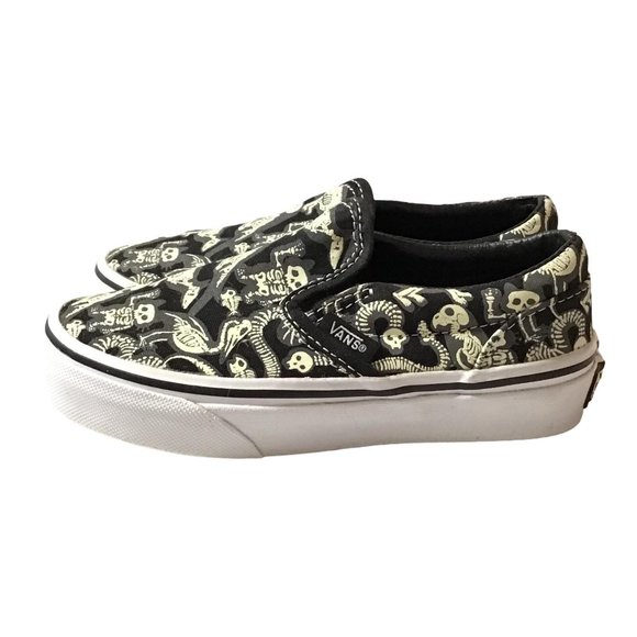 VANS Toddler Sz 10.5 Dinosaur Glow Sneaker - Picture 3 of 11